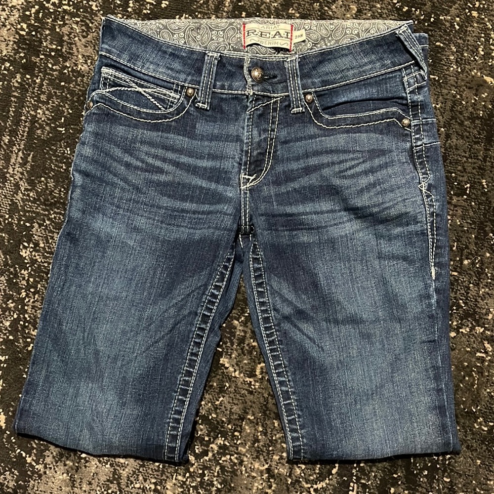 ariat dark washed jeans